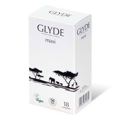 Glyde 格蕾迪 素食主義安全套 大碼 56mm 18片裝 乳膠安全套